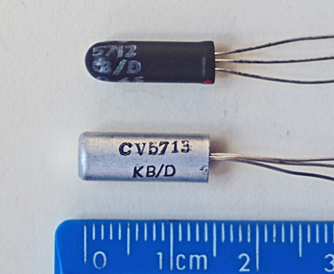 CV5712 and CV5713 transistors