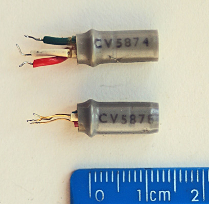 CV5874 and CV5878 transistors