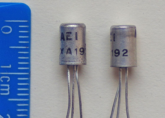 Ediswan PXA19n transistors