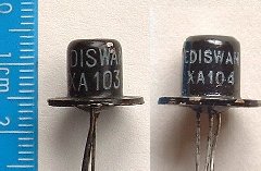 XA103 and XA104 transistors