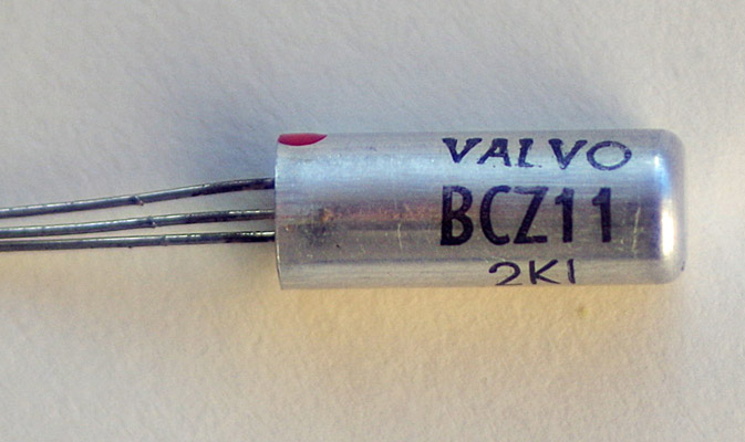 Valvo BCZ11 transistor