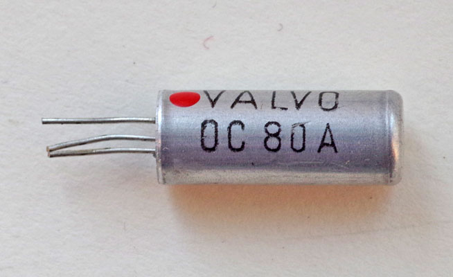 Valvo OC80A transistor