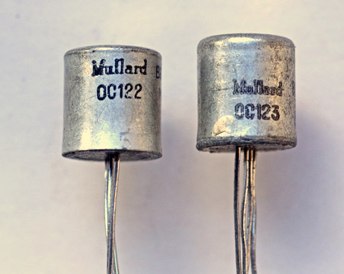 OC122 and OC123 transistors