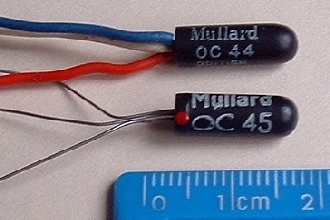OC44 and OC45 transistors