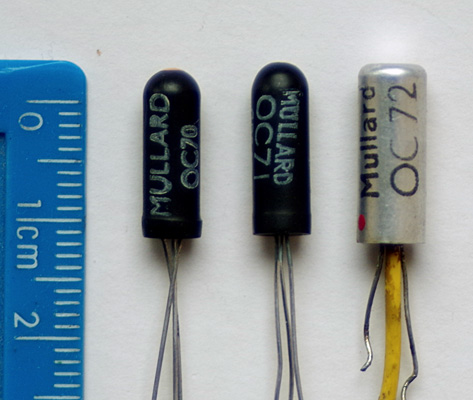 OC70 OC71 OC72 transistors