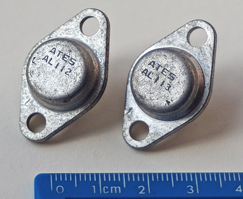 AL112 and AL113 transistors
