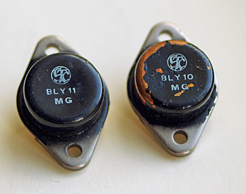 STC BLY10 and BLY11 transistors